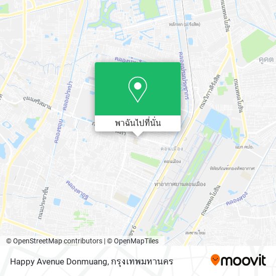 Happy Avenue Donmuang แผนที่