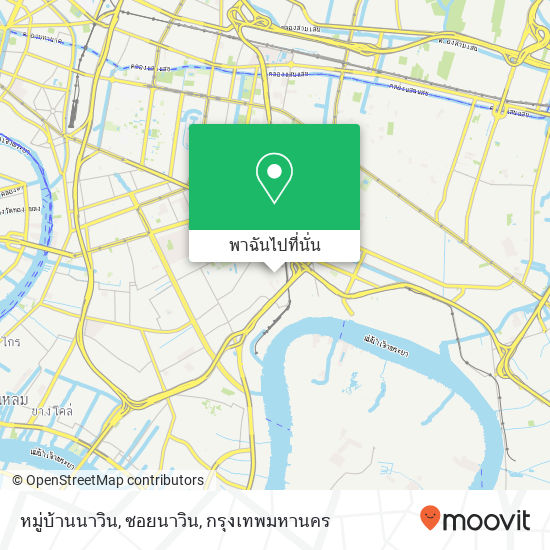 หมู่บ้านนาวิน, ซอยนาวิน แผนที่