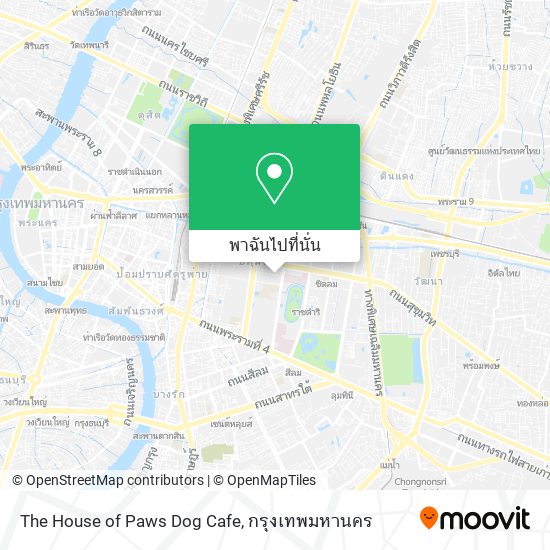 The House of Paws Dog Cafe แผนที่