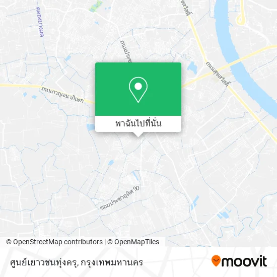 ศูนย์เยาวชนทุ่งครุ แผนที่