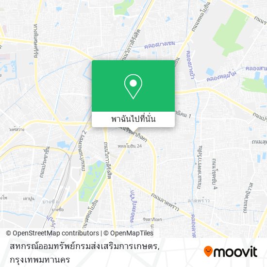 สหกรณ์ออมทรัพย์กรมส่งเสริมการเกษตร แผนที่