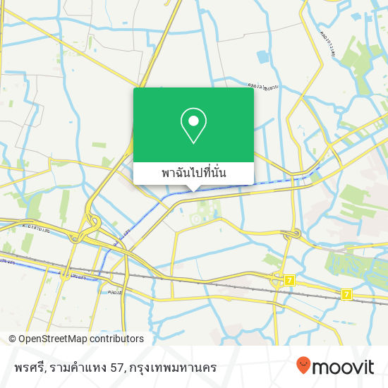 พรศรี, รามคำแหง 57 แผนที่