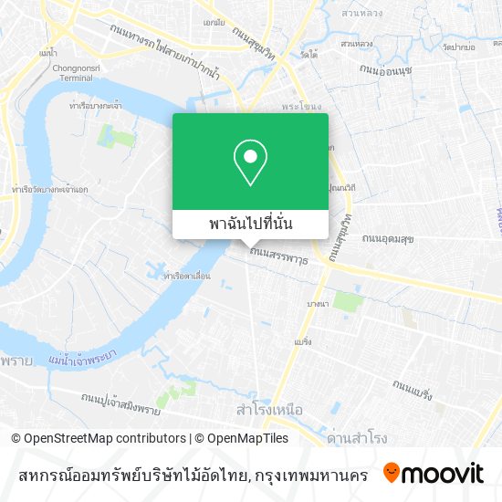 สหกรณ์ออมทรัพย์บริษัทไม้อัดไทย แผนที่