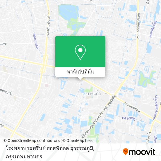 โรงพยาบาลพริ้นซ์ ฮอสพิทอล สุวรรณภูมิ แผนที่