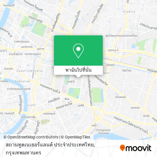 สถานทูตเนเธอร์แลนด์ ประจำประเทศไทย แผนที่