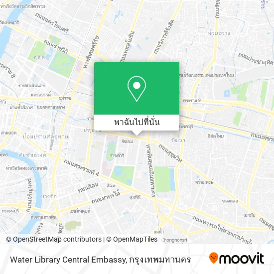 Water Library Central Embassy แผนที่
