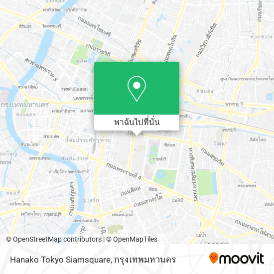 Hanako Tokyo Siamsquare แผนที่