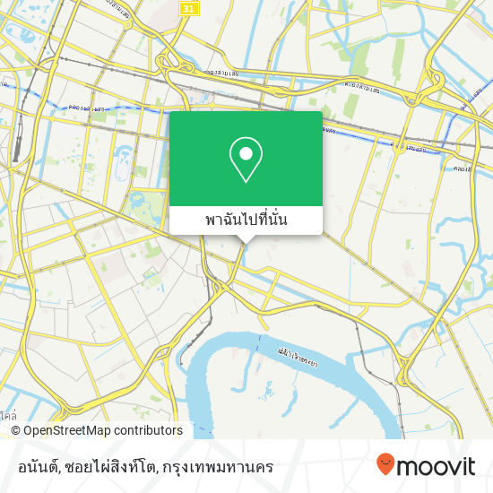 อนันต์, ซอยไผ่สิงห์โต แผนที่