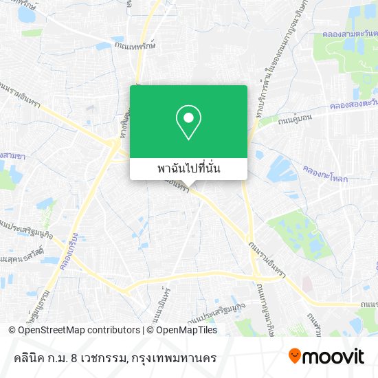 คลินิค ก.ม. 8 เวชกรรม แผนที่