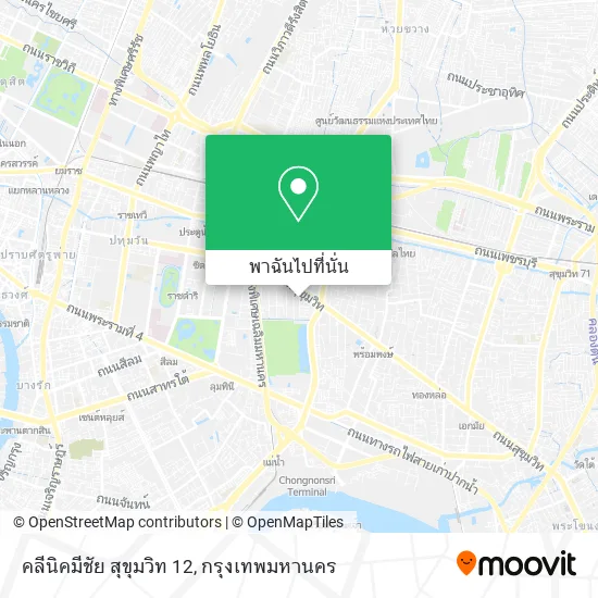 คลีนิคมีชัย สุขุมวิท 12 แผนที่