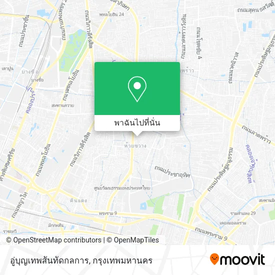 อู่บุญเทพสันทัดกลการ แผนที่
