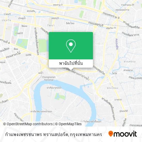 กำแพงเพชรชนาพร ทรานสปอร์ต แผนที่