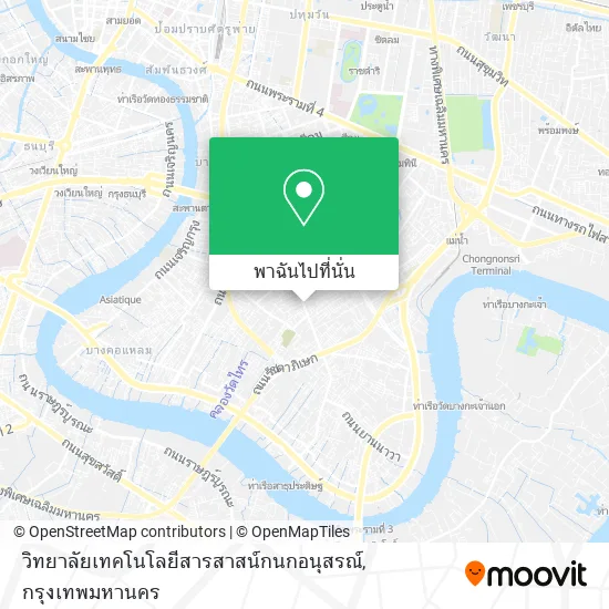 วิทยาลัยเทคโนโลยีสารสาสน์กนกอนุสรณ์ แผนที่