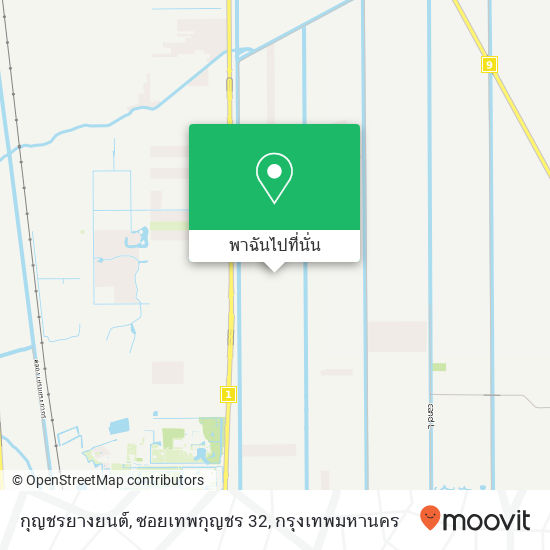 กุญชรยางยนต์, ซอยเทพกุญชร 32 แผนที่