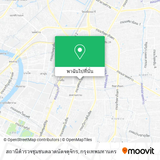 สถานีตำรวจชุมชนตลาดนัดจตุจักร แผนที่