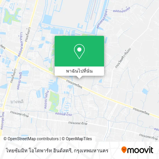 ไทยซัมมิท โอโตพาร์ท อินดัสตรี แผนที่