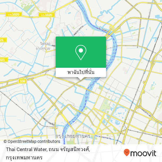 Thai Central Water, ถนน จรัญสนิทวงศ์ แผนที่