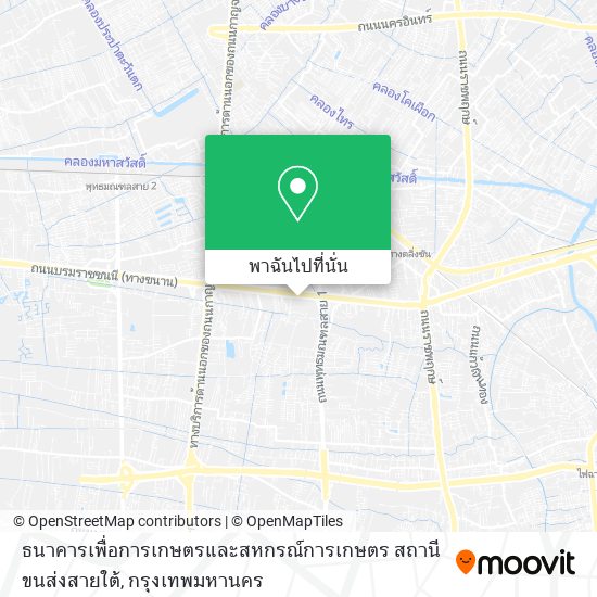 ธนาคารเพื่อการเกษตรและสหกรณ์การเกษตร สถานีขนส่งสายใต้ แผนที่