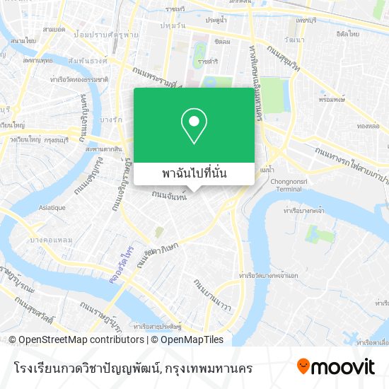 โรงเรียนกวดวิชาปัญญพัฒน์ แผนที่