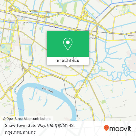 Snow Town Gate Way, ซอยสุขุมวิท 42 แผนที่