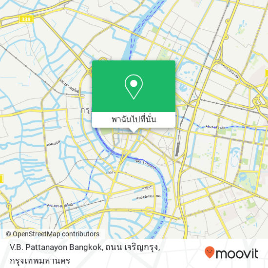 V.B. Pattanayon Bangkok, ถนน เจริญกรุง แผนที่