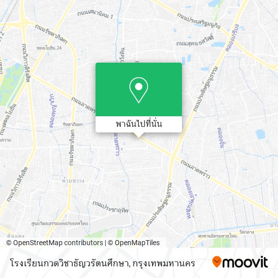 โรงเรียนกวดวิชาธัญวรัตนศึกษา แผนที่