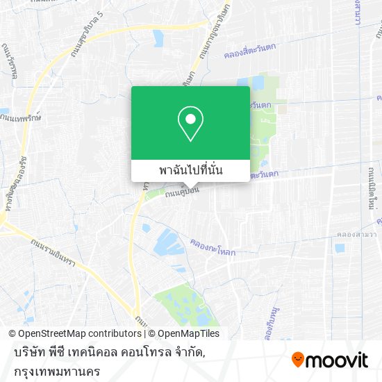 บริษัท พีซี เทคนิคอล คอนโทรล จำกัด แผนที่