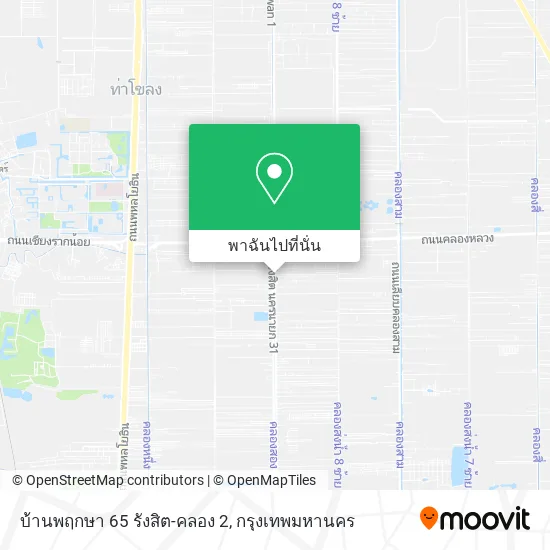 บ้านพฤกษา 65 รังสิต-คลอง 2 แผนที่