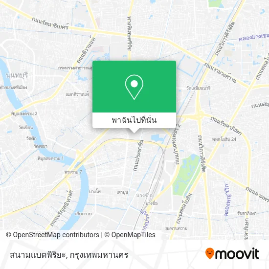 สนามแบดพิริยะ แผนที่