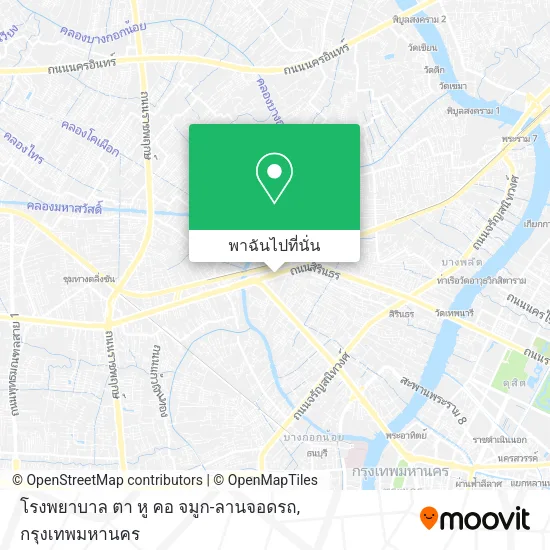 โรงพยาบาล ตา หู คอ จมูก-ลานจอดรถ แผนที่