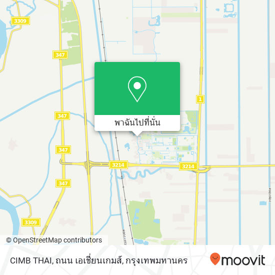 CIMB THAI, ถนน เอเชี่ยนเกมส์ แผนที่