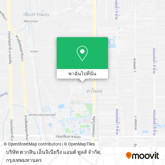บริษัท ตากสิน เอ็นจิเนียริ่ง แอนด์ ทูลส์ จำกัด แผนที่