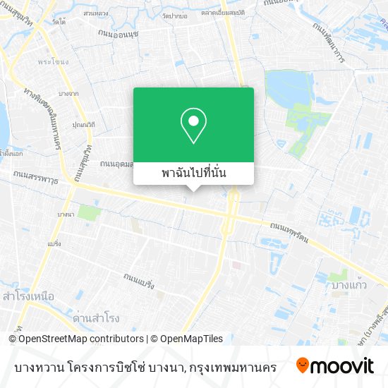 บางหวาน โครงการบิซโซ่ บางนา แผนที่