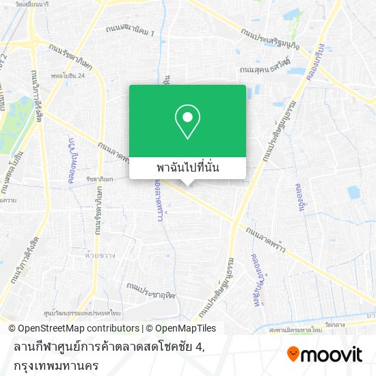 ลานกีฬาศูนย์การค้าตลาดสดโชคชัย 4 แผนที่