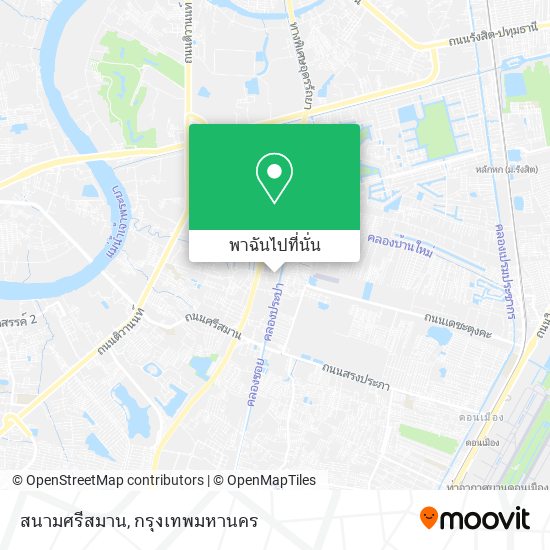 สนามศรีสมาน แผนที่