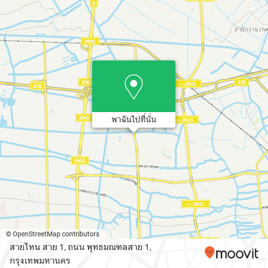 สายไหน สาย 1, ถนน พุทธมณฑลสาย 1 แผนที่