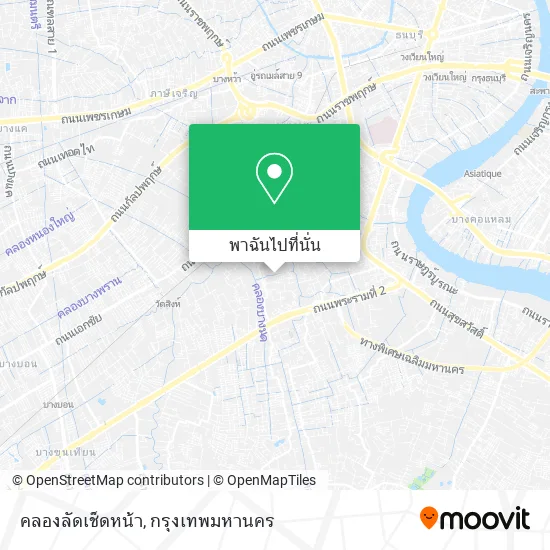 คลองลัดเช็ดหน้า แผนที่