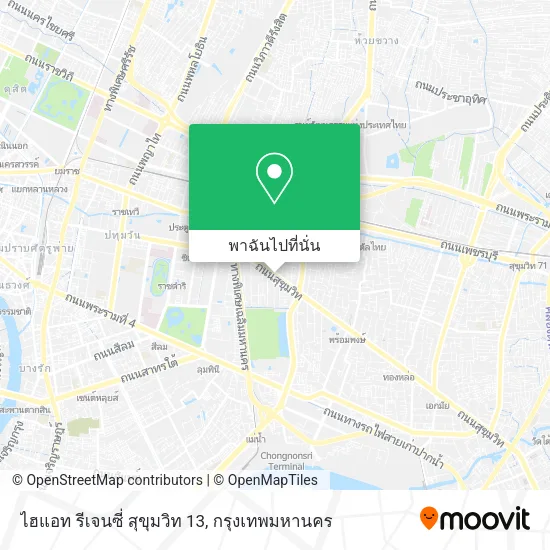 ไฮแอท รีเจนซี่ สุขุมวิท 13 แผนที่