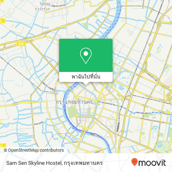 Sam Sen Skyline Hostel แผนที่