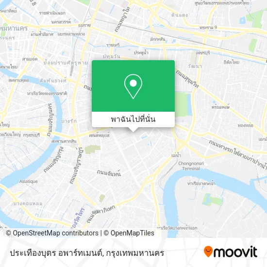 ประเทืองบุตร อพาร์ทเมนต์ แผนที่