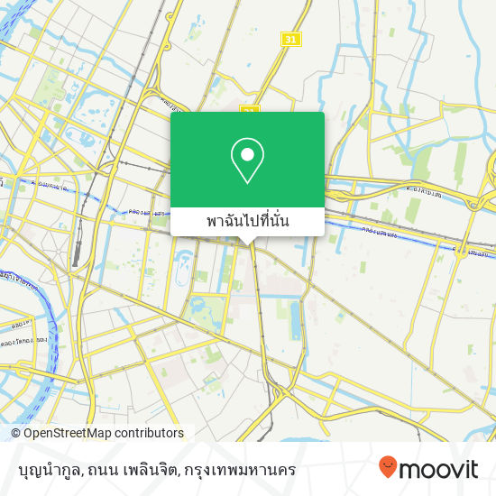 บุญนำกูล, ถนน เพลินจิต แผนที่