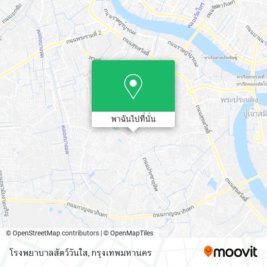 โรงพยาบาลสัตว์วันใส แผนที่