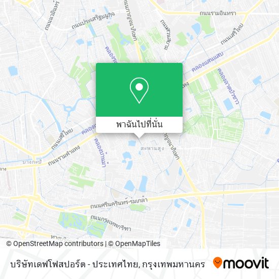 บริษัทเดฟโฟสปอร์ต - ประเทศไทย แผนที่