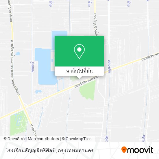 โรงเรียนธัญญสิทธิศิลป์ แผนที่