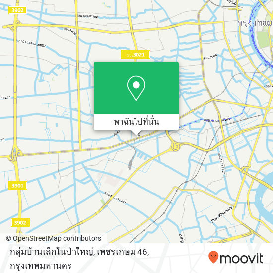 กลุ่มบ้านเล็กในป่าใหญ่, เพชรเกษม 46 แผนที่