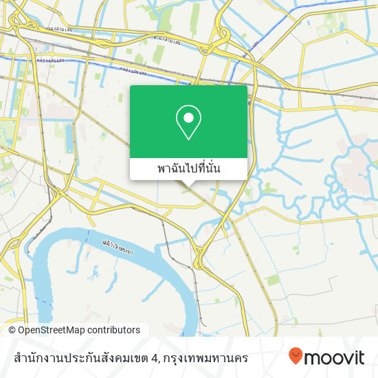 สำนักงานประกันสังคมเขต 4 แผนที่