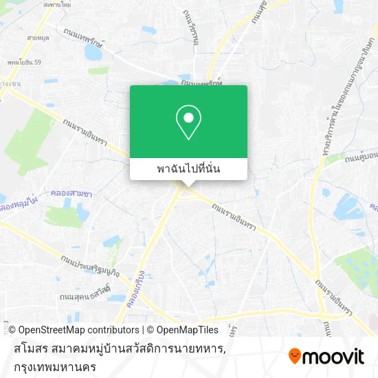สโมสร สมาคมหมู่บ้านสวัสดิการนายทหาร แผนที่