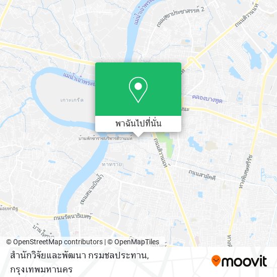 สำนักวิจัยและพัฒนา กรมชลประทาน แผนที่