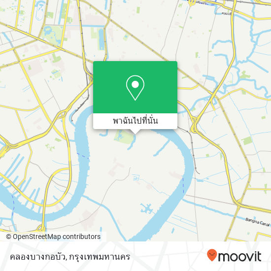 คลองบางกอบัว แผนที่