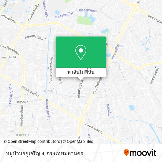 หมู่บ้านอยู่เจริญ 4 แผนที่